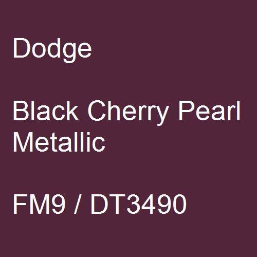 Dodge, Black Cherry Pearl Metallic, FM9 / DT3490.